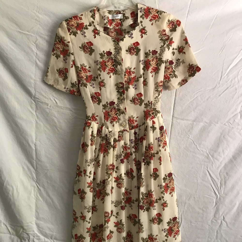 Vintage Floral Dress